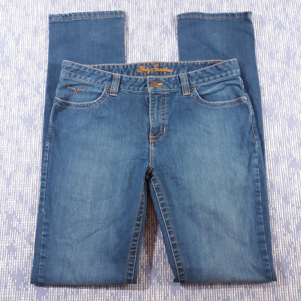 Kimes Ranch Betty Seventeen Jeans Womens Size 16/38 Blue Denim Made In USA